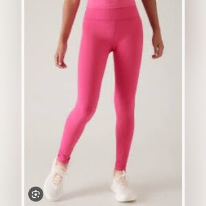 EUC Athleta Girl High Rise Powervita Chit Chat Tight